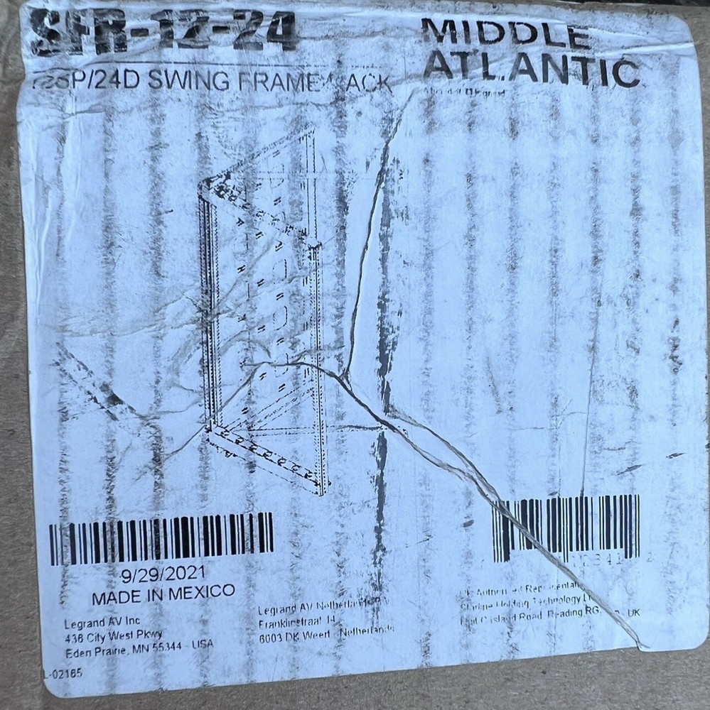 Middle Atlantic 12-24 Swing Away Rack
