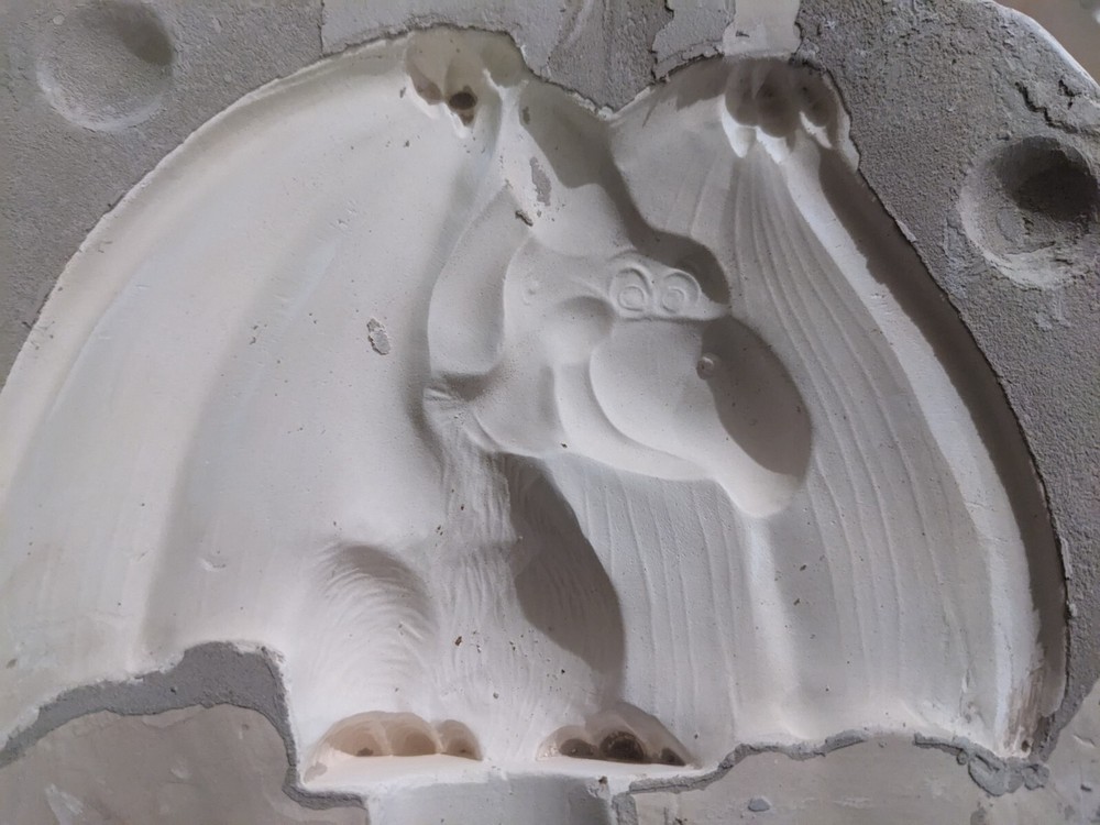 Bat  Vintage Slip Casting Ceramic Mold