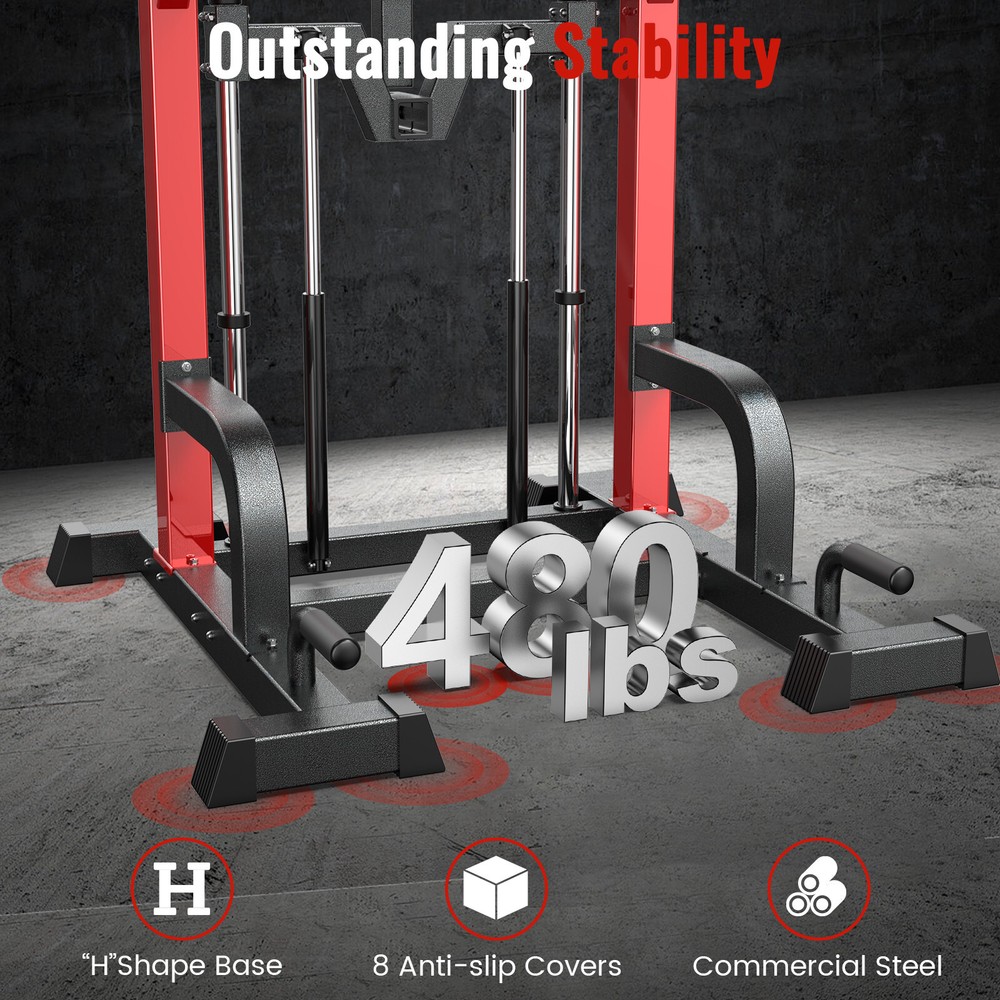 Power Tower Pull Up Bar Dip Station Assistive Trainer Multi-Function Home Gym