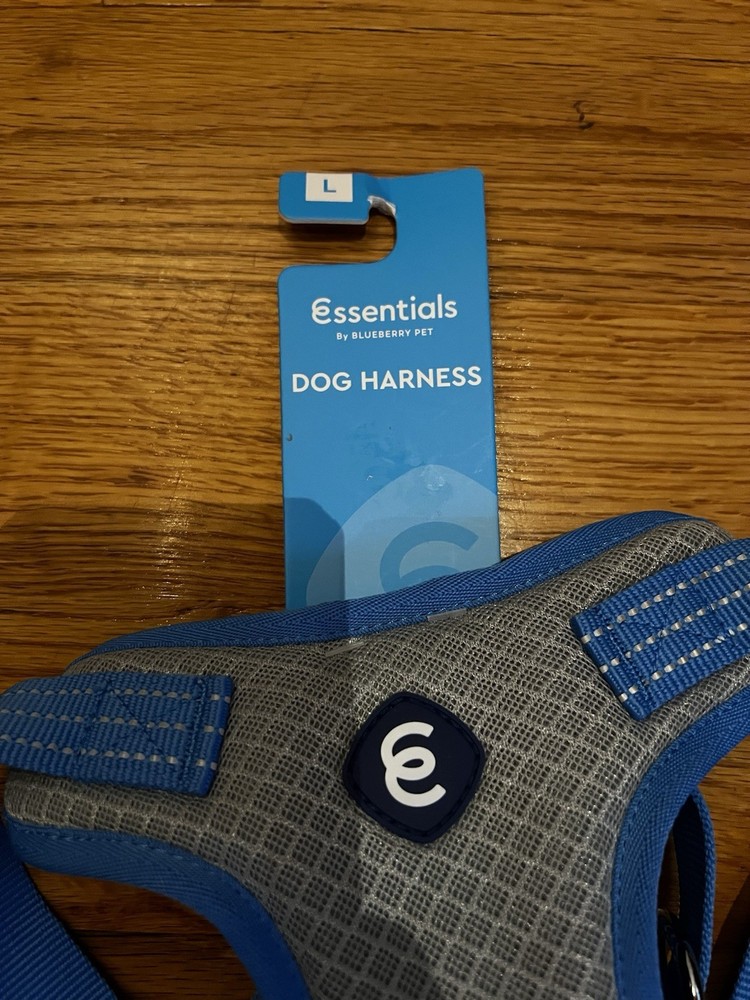 Essentials Dog Harness Blue large