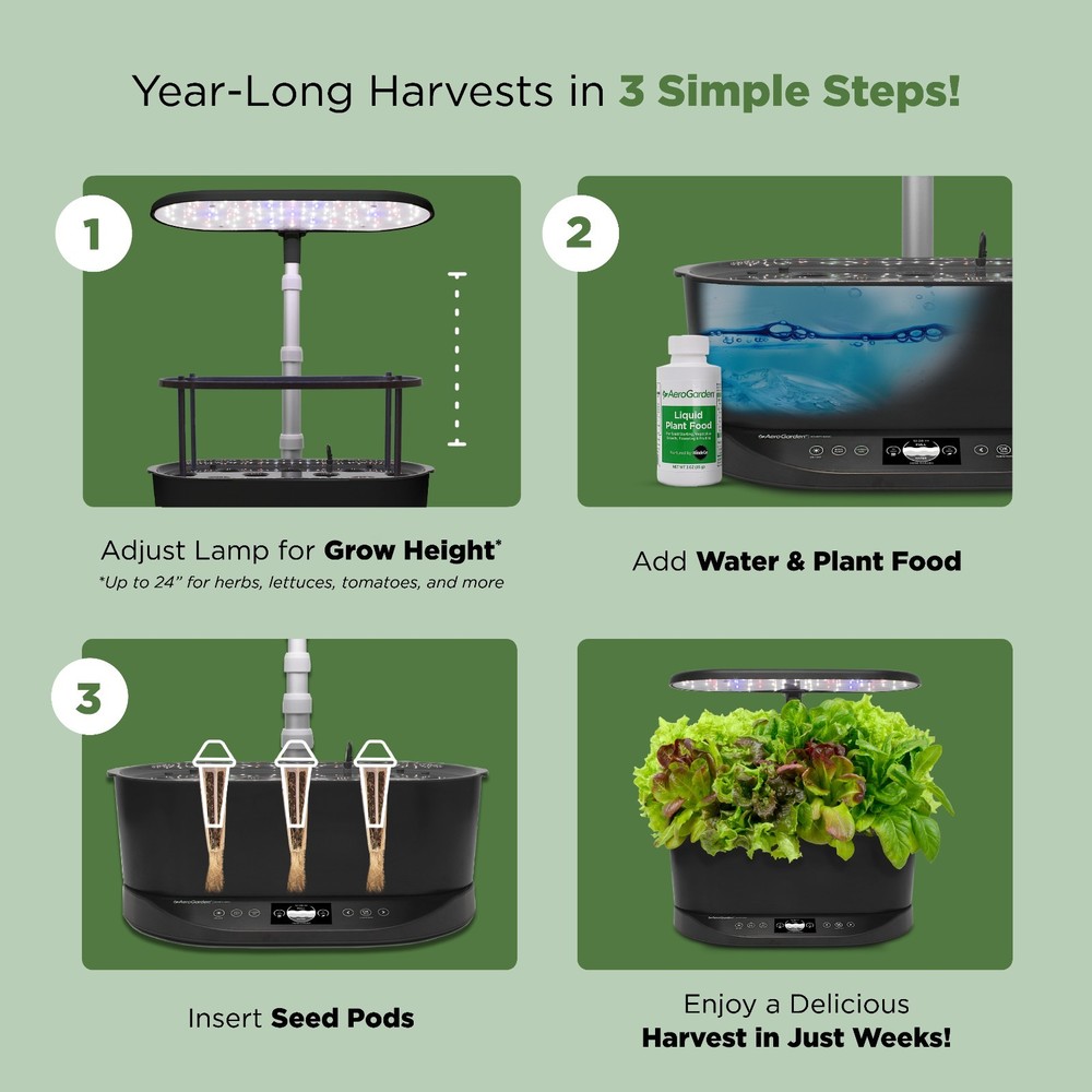 AeroGarden Bounty Basic Black