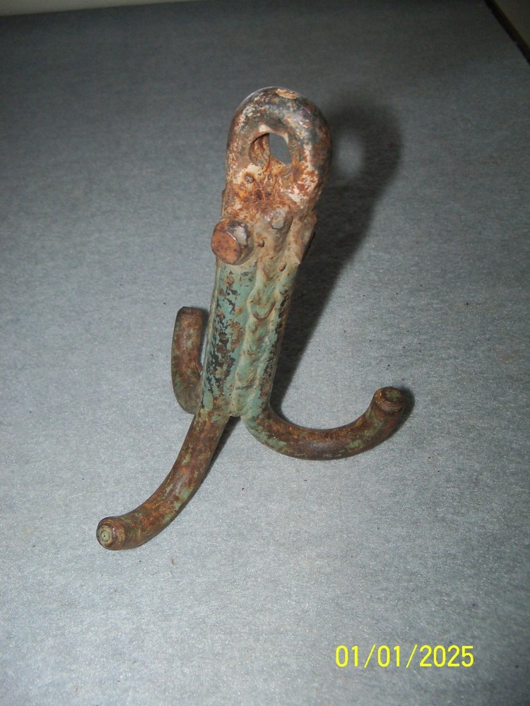Homemade Three (3) Jaw Grapple Hook,