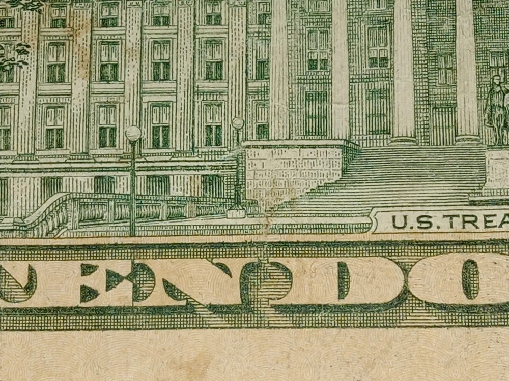 2013 $10 Bill Misaligned Obverse and Reverse Orange Inking Error