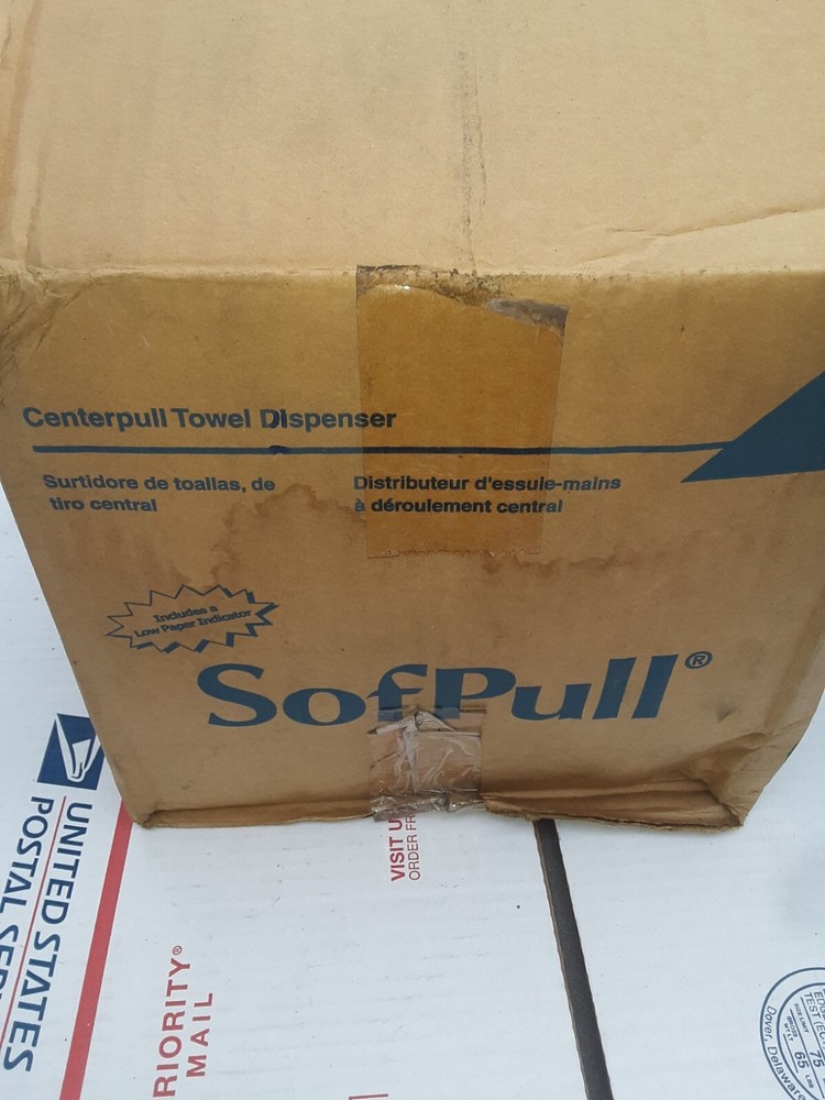 Sofpull Center Pull Hand Towel Dispenser, Smoke Gray (trl1)