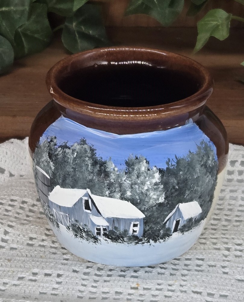 small ginger jar (25008) hand painted