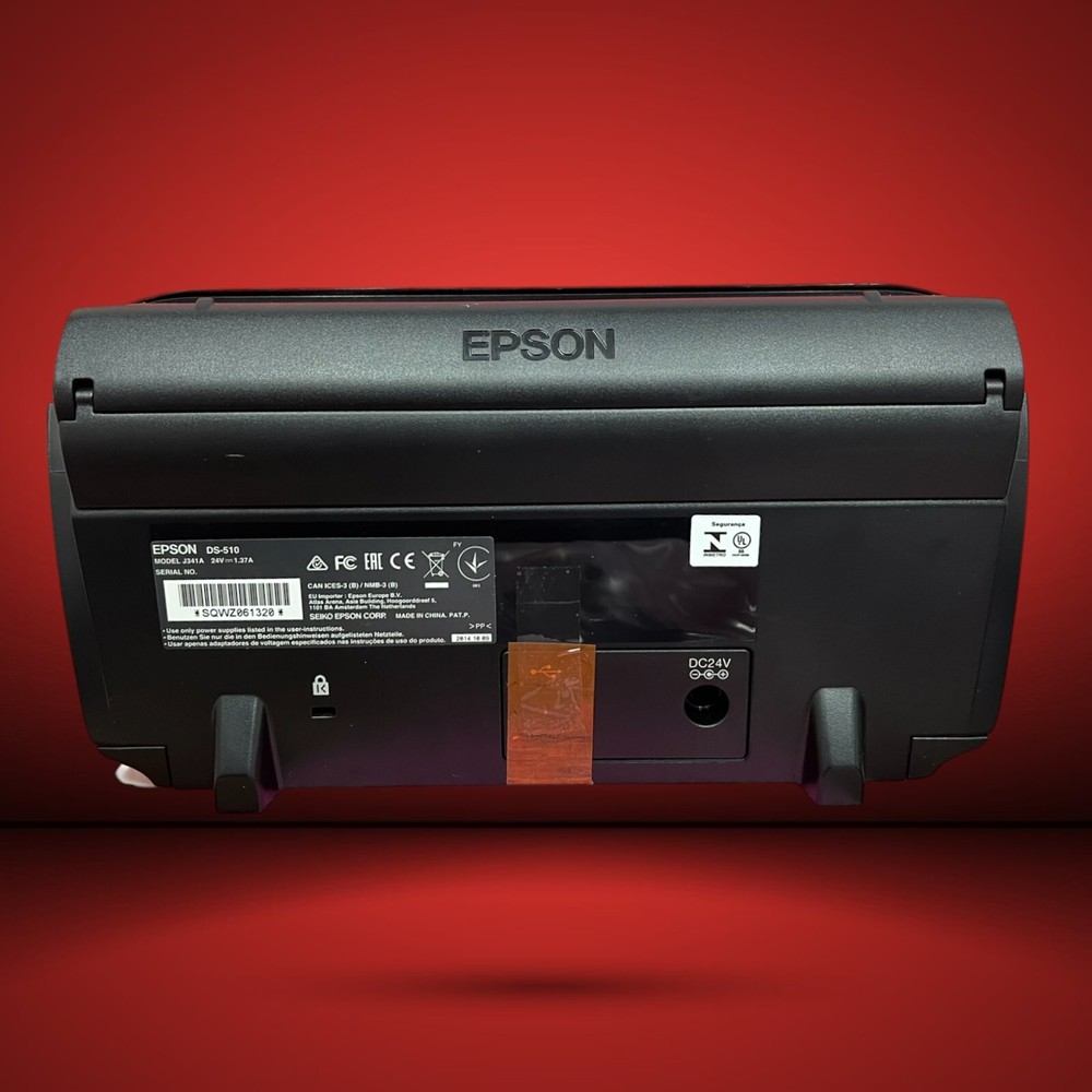 Epson WorkForce DS-510 Desktop Document Scanner J341A No AC Adapter