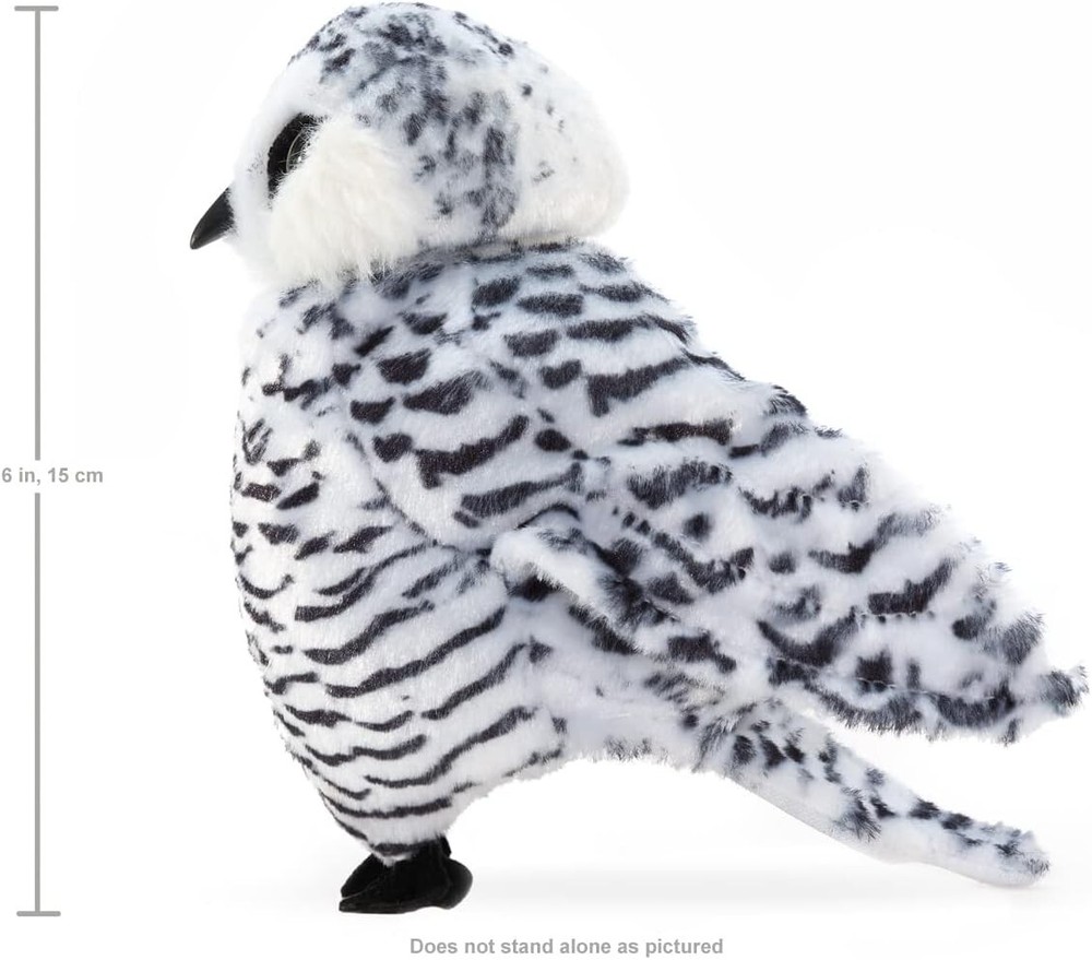 Small Snowy Owl Hand Puppet