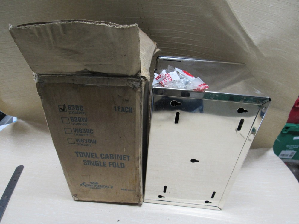 Continental Single Fold Towel Cabinet Model 630C