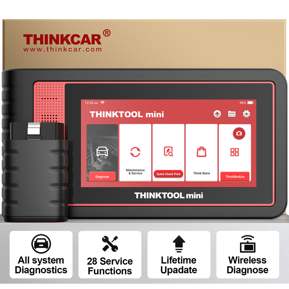THINKTOOL Mini OBD2 Scanner Full System IMMO Car Diagnostic Tool Code Reader