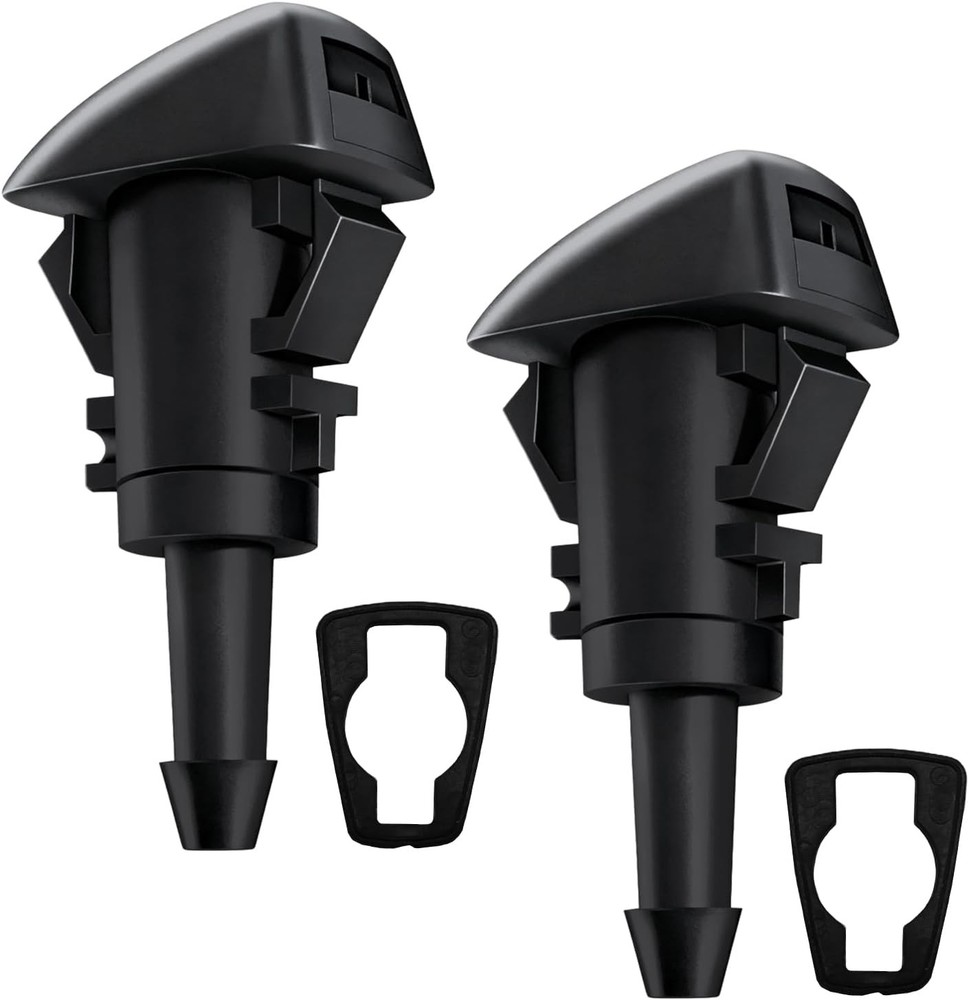 2PCS Front Windshield Washer Nozzles, Spray Nozzle, Windshield Washer Spray Jet