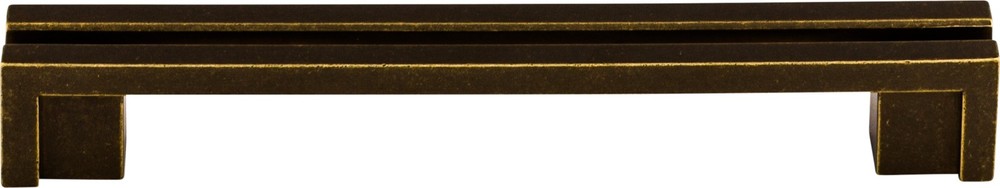 Top Knobs TK56GBZ Flat Rail Pull 5" (c-c) German Bronze