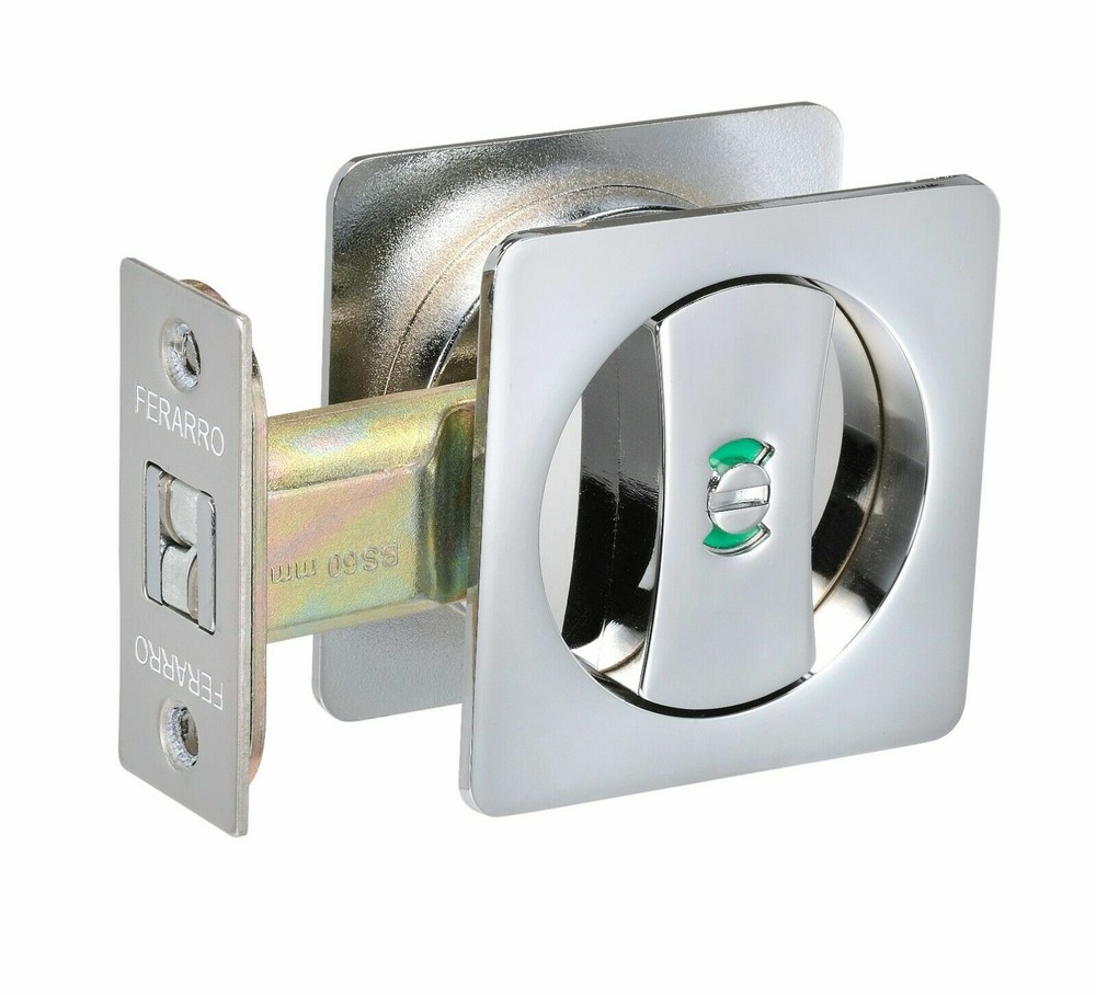 Cavity Sliding door Lock-Privacy function Satin finish
