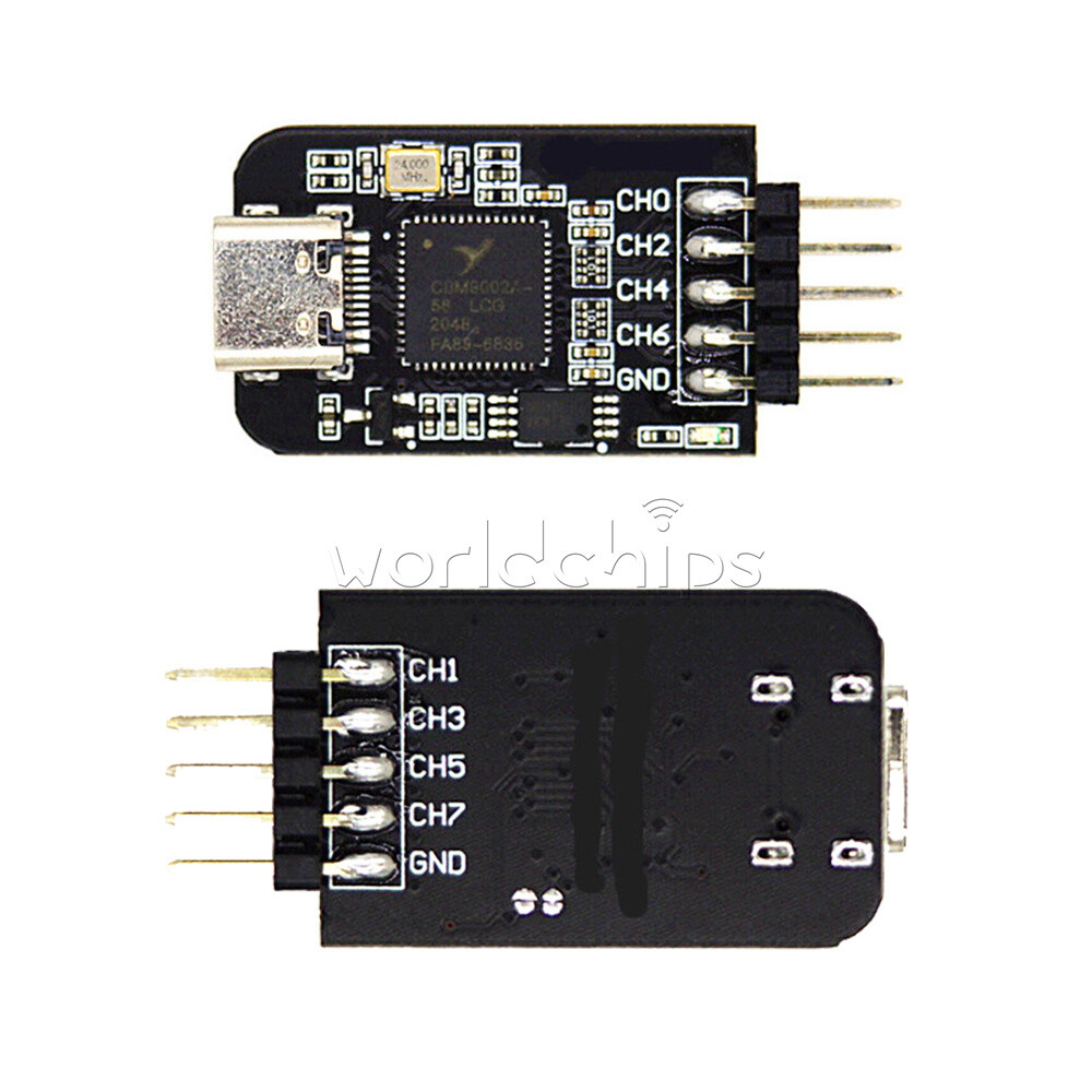 Mini Logic Analyzer Type C MCU Arm FPGA Debugging Tools 24m Sampling 8 Channel