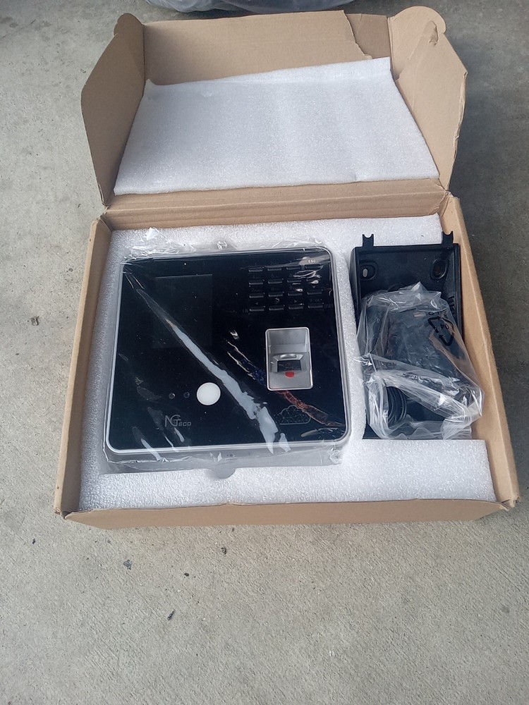 NGTeco Cloud-Based Time Clock TC1, 4-in-1, Remote Control Software & App, Black