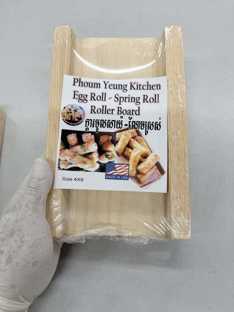 Egg Roll - Spring Roll Roller Board.  1 Size 4x9 (M)