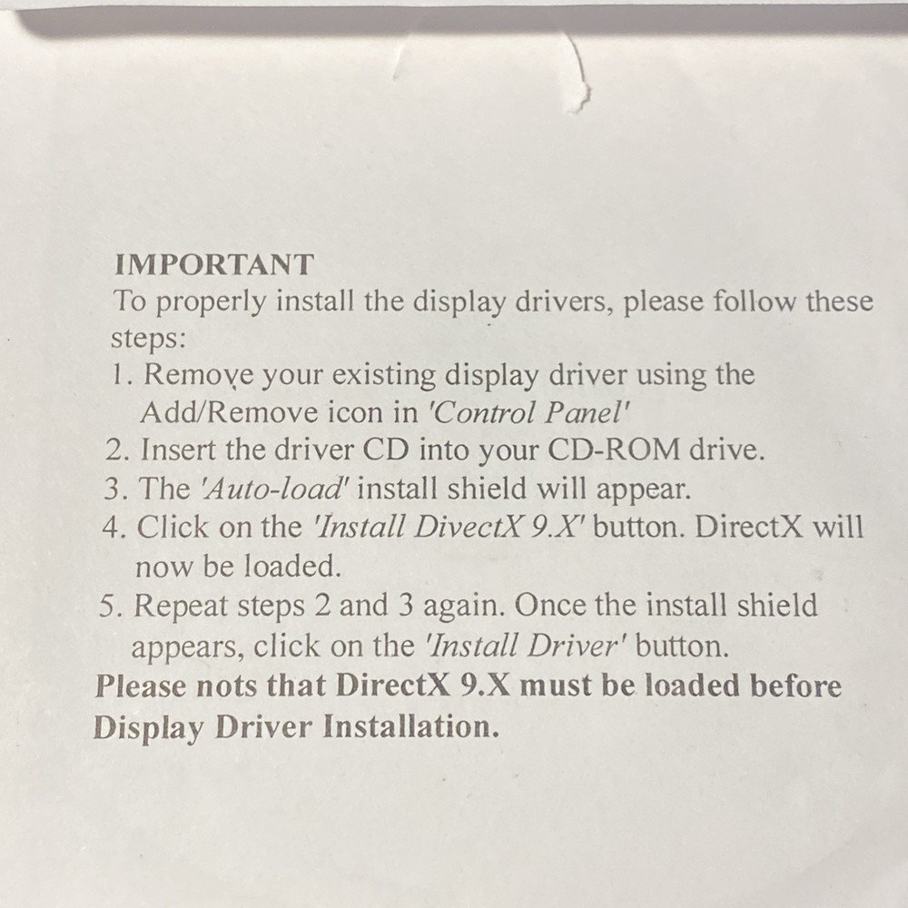 AOpen VGA Installation PC CD-Rom Disc Only , A Open Video