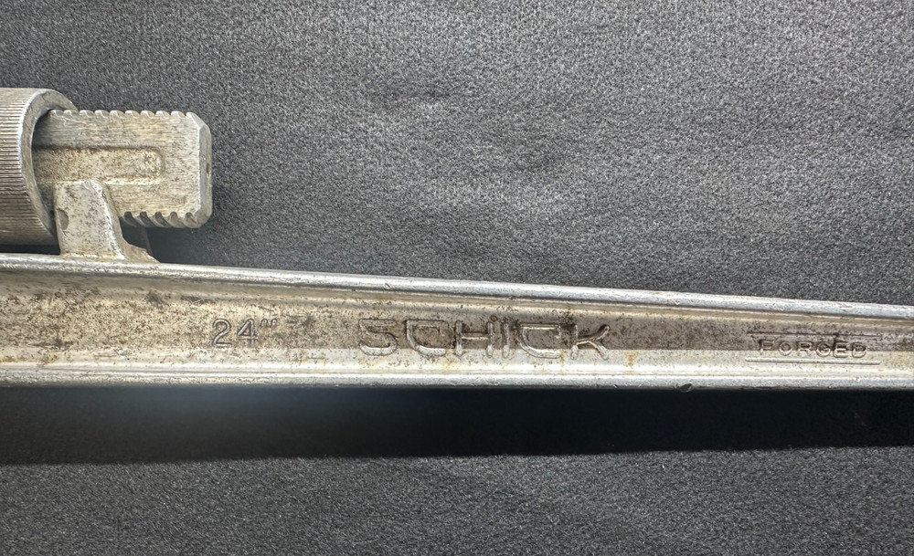 Vintage 24" Schick Pipe Wrench
