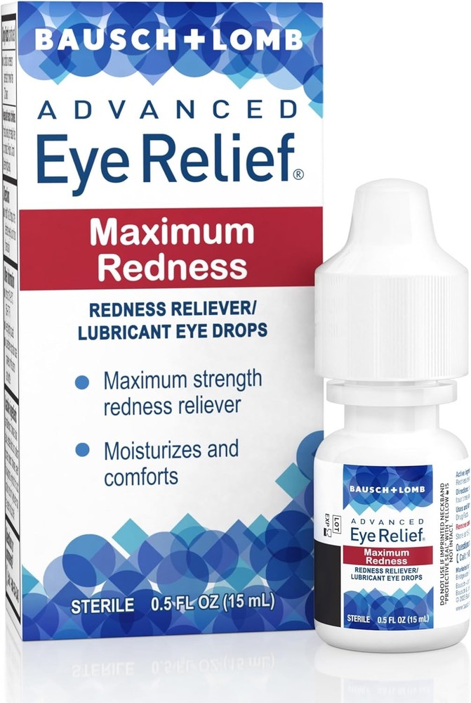 Redness Relief Eye Drops Maximum Strength 6 Pack