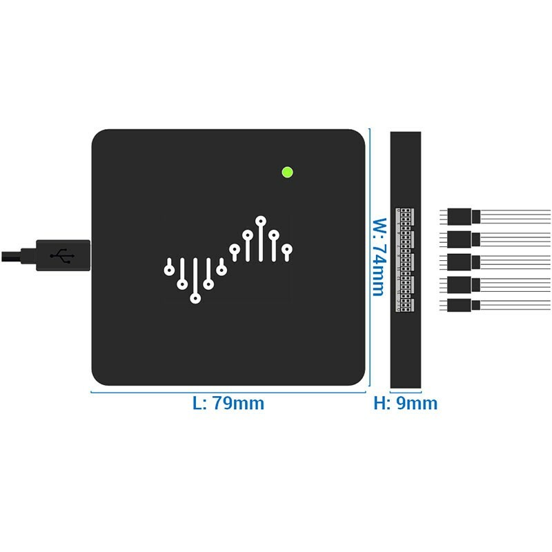 Logic Analyzer 1GHz Sample Rate USB 3.0 Bandwidth 5Gbps Maximum
