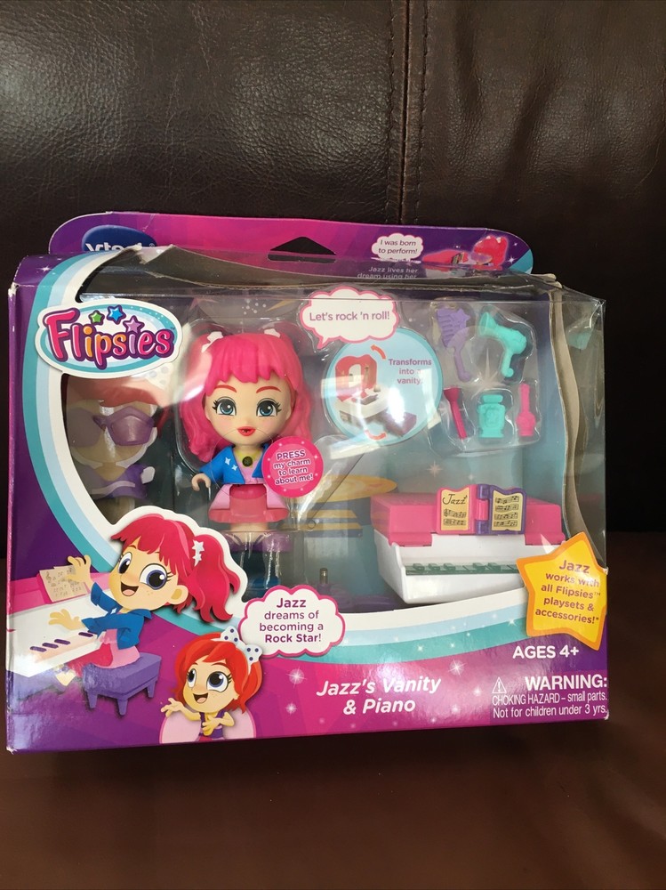 Flipsies JAZZ vanity & Piano By Vtech NEW
