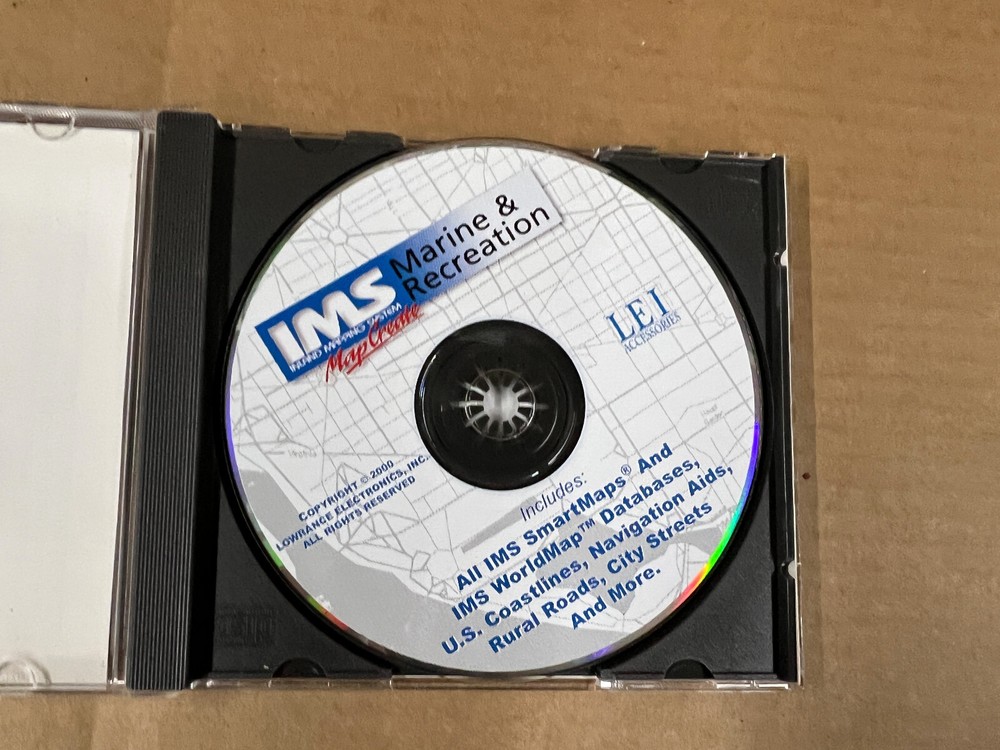 IMS Map Create Lowrance LEI SD Card CD GPS Software