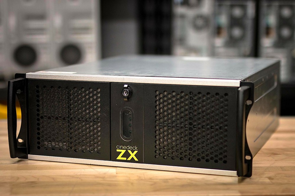 Cinedeck ZX45 4-Channel Media Ingest & Encoding Server with GPU Upgrade & Case