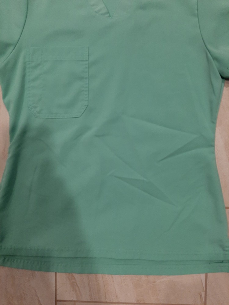 greys anatomy active SPX XS Extra Small Teal Scrub Top