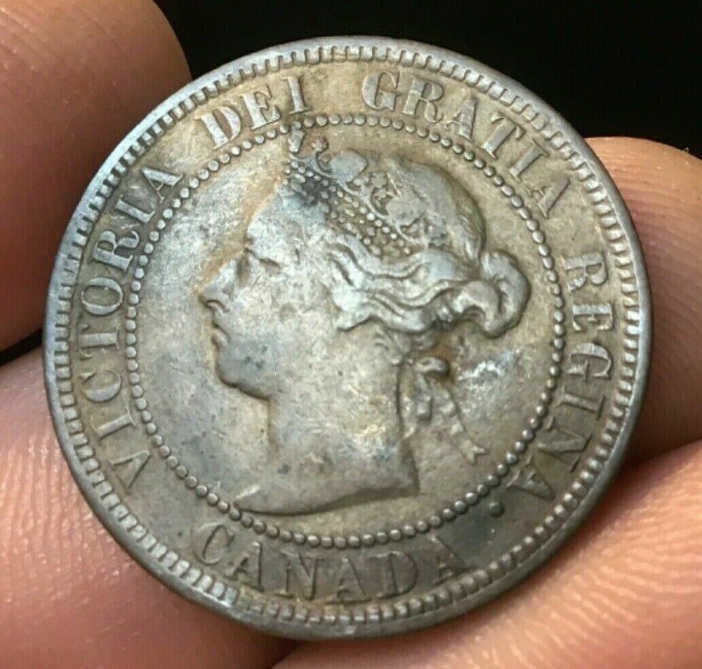 1884 Canada Large Cent, Low Mintage Date