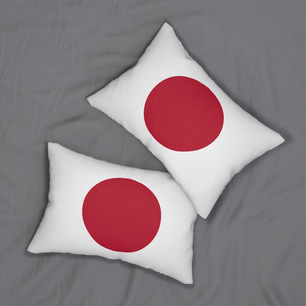 Japan Flag Lumbar Pillow