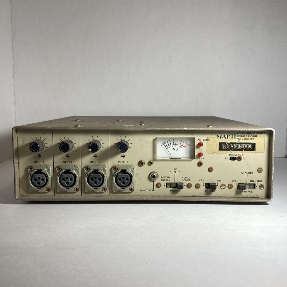 Marti Electronics RPT-30 Series Remote Pickup Transmitter Powers On - As Is