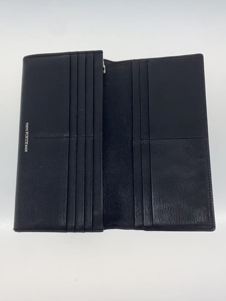 PORTER Long Wallet Black Plain Men's