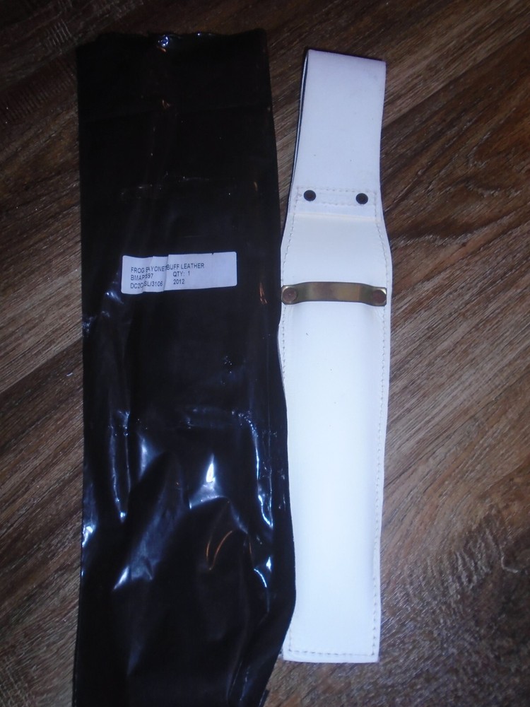 GUARDS REGIMENT FROG BUFF LEATHER NEW NEEDS CLEAN