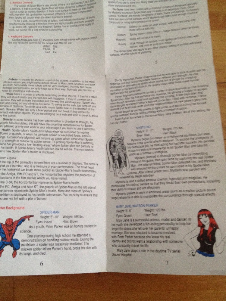 Spiderman Paragon Software 1990