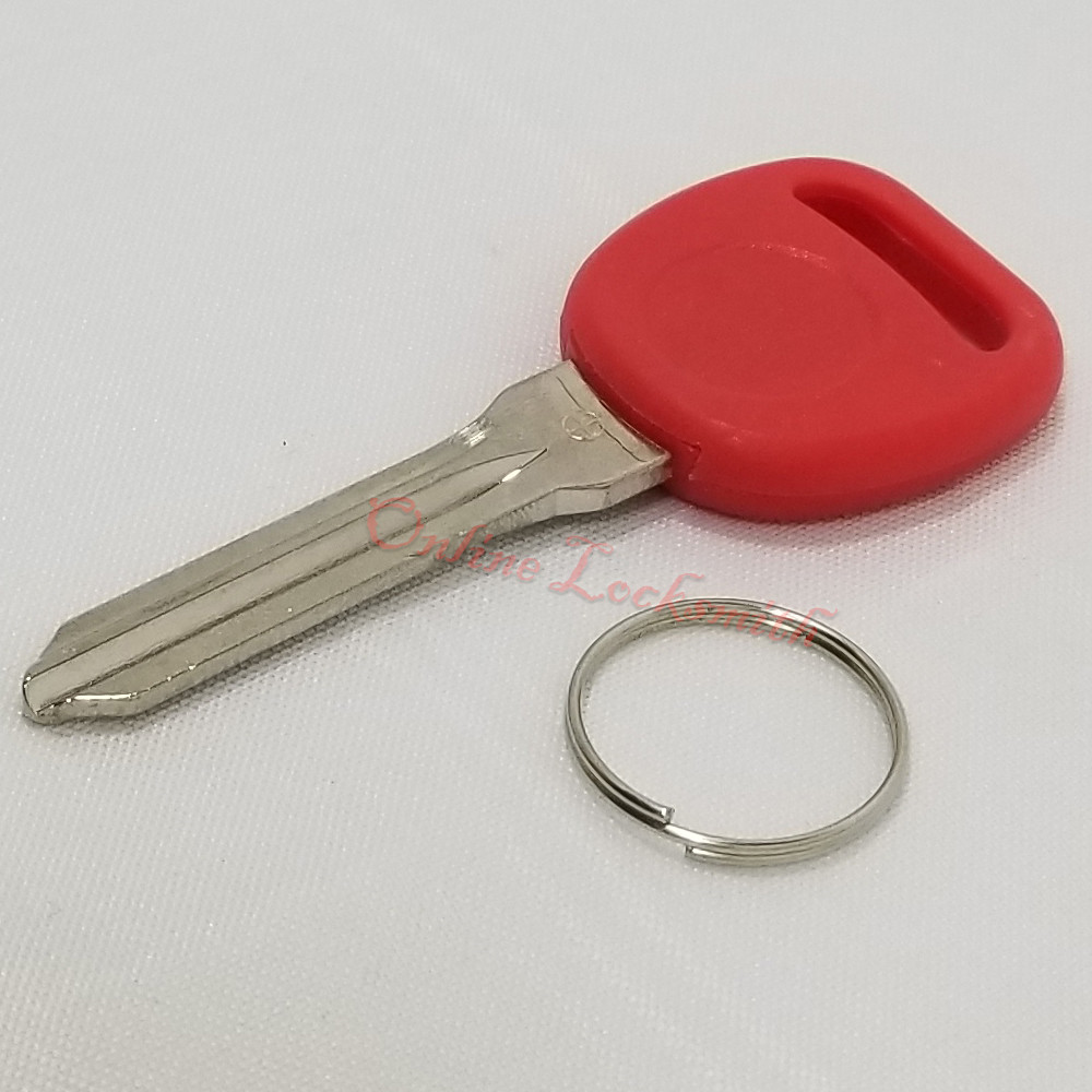 New Red B111 Transponder Chipped Key For Gm Vehicles Easy DIY Programming