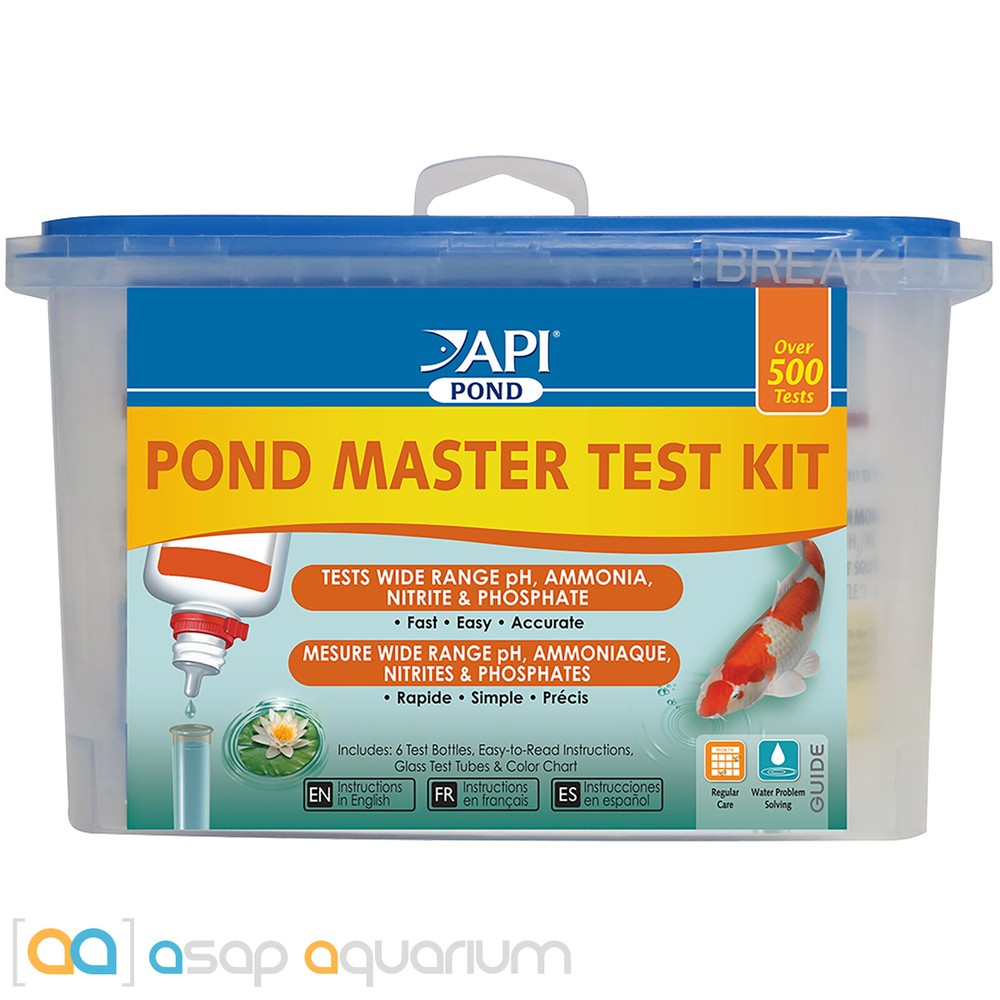 API Pond Master Test Kit 500+ Pond Water Tests pH Ammonia Nitrite Phosphate