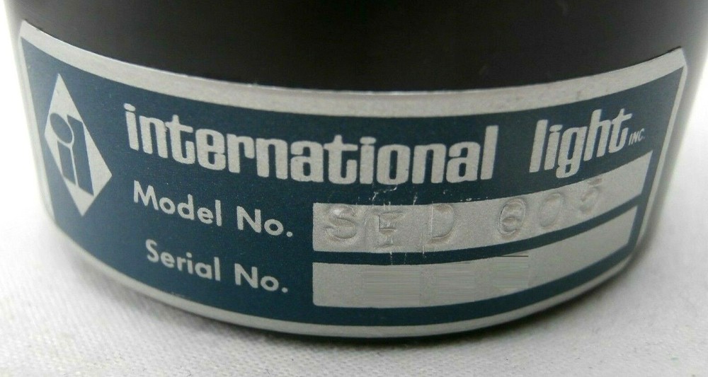 International Light Technologies IL1700 Research Radiometer WBS320 Working