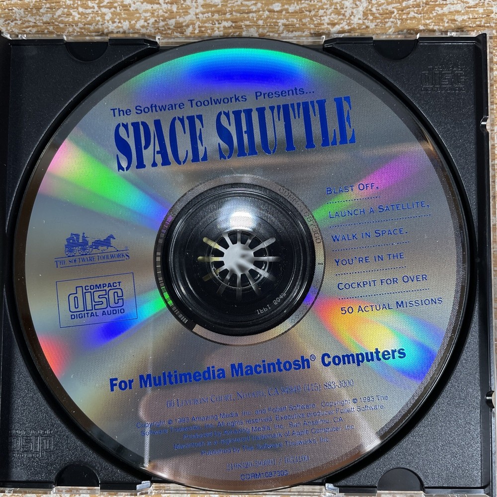The Software Toolworks Presents Space Shuttle PC CD