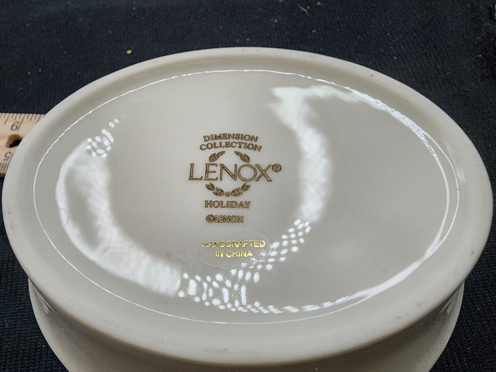 Lenox Holiday Believe Candy Dish