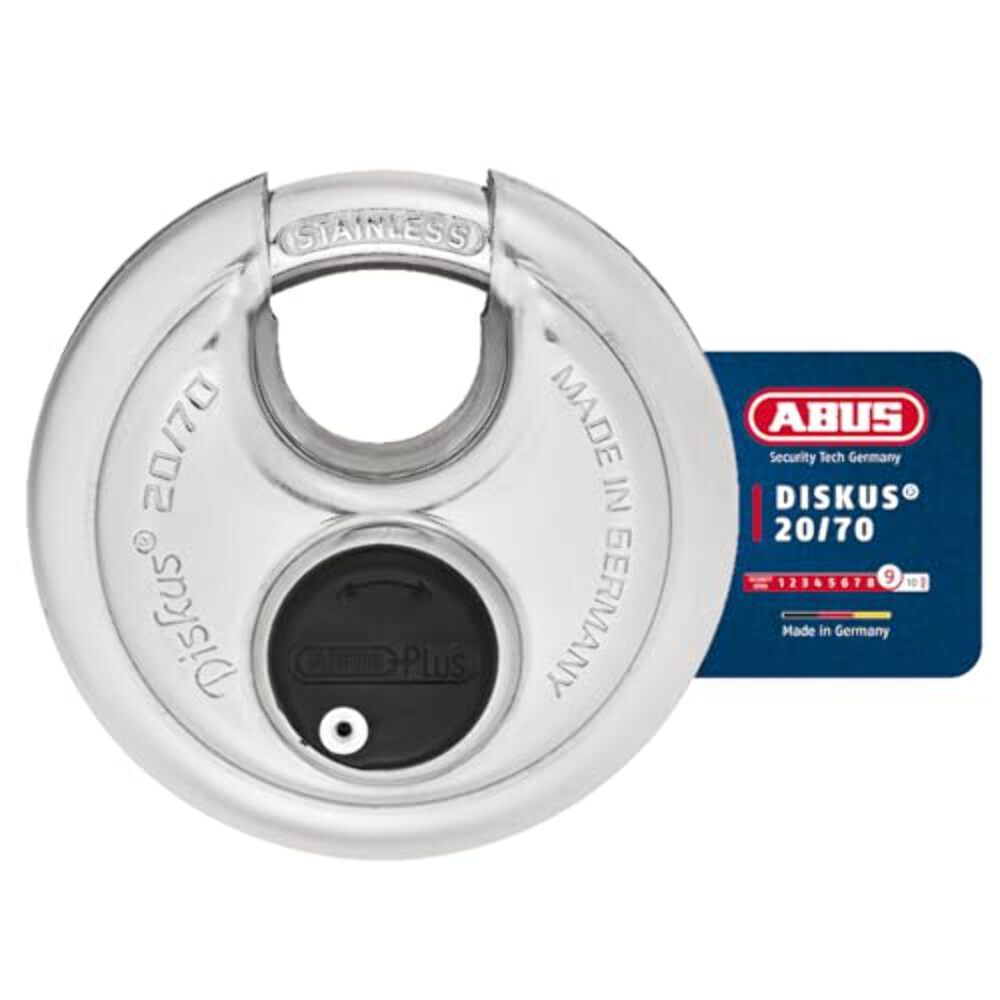 Abus 20/70mm Diskus Plus Padlock