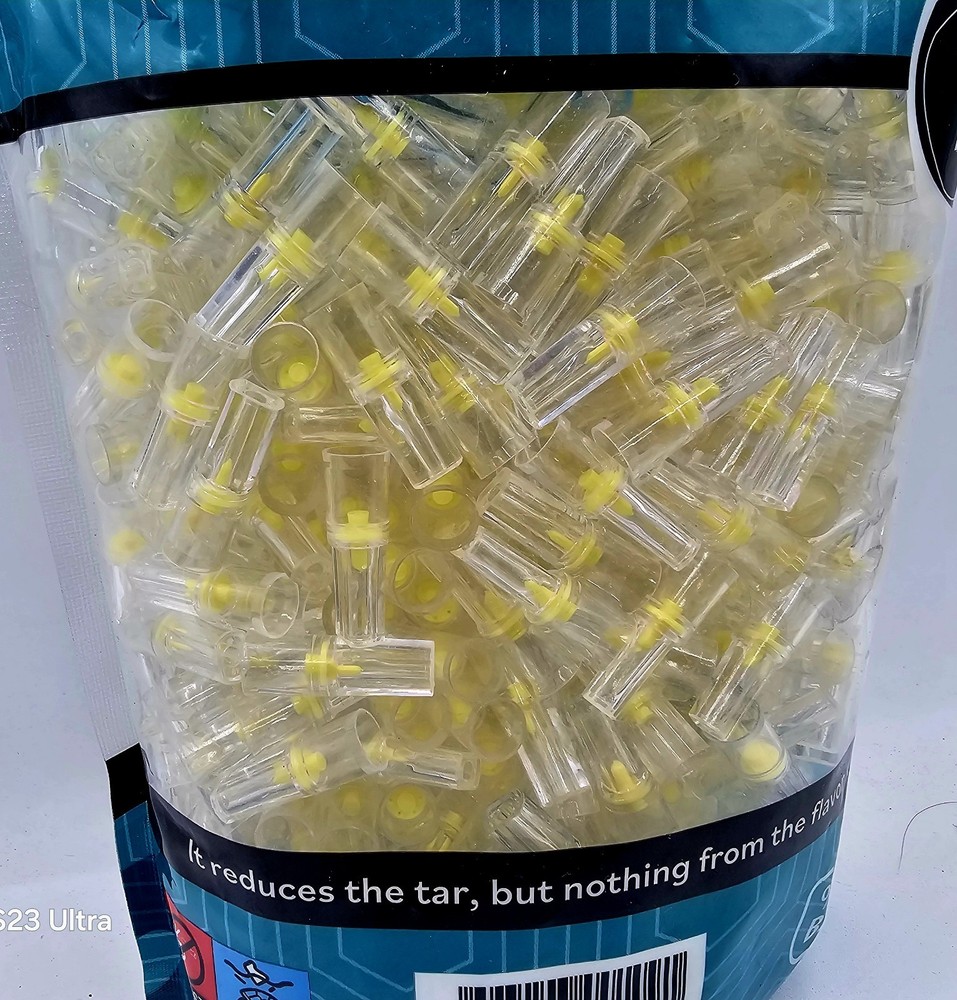 TAR Shield Cigarette FILTERS - 600 Bulk Edition Disposable Filter, Clear