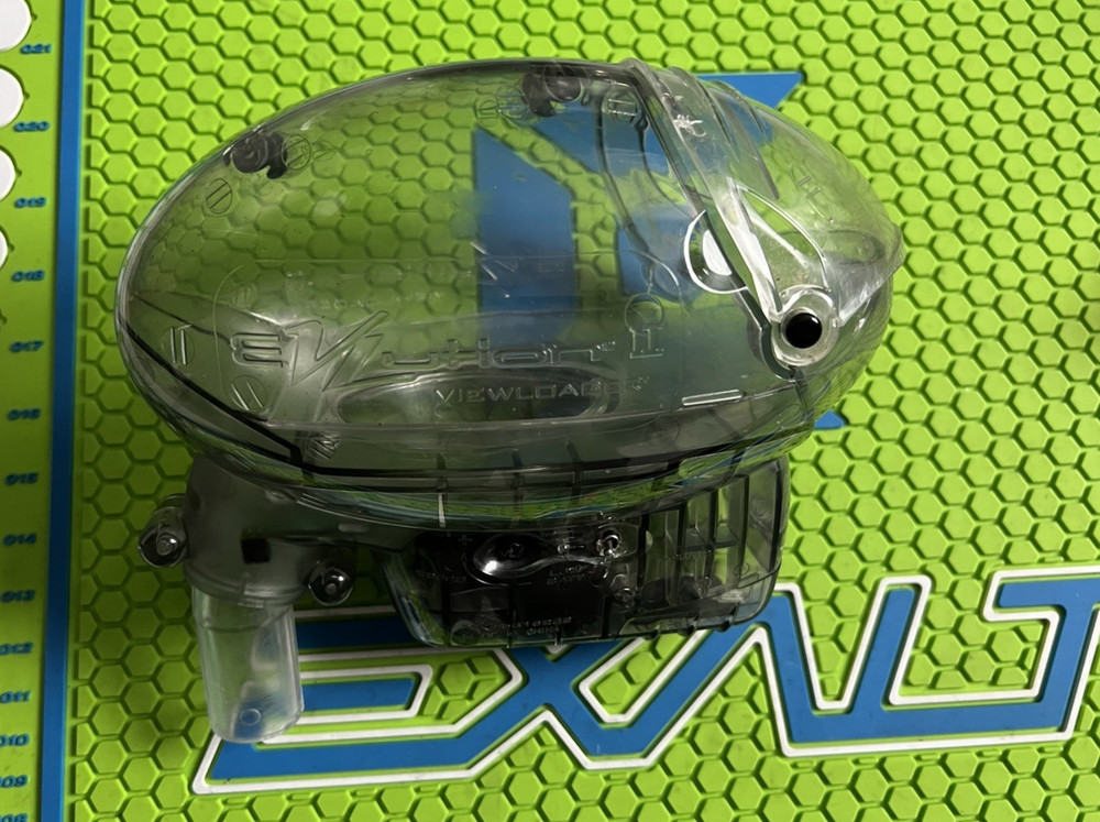 VIEWLOADER 12V VL EVOLUTION EVLUTION 2 PAINTBALL LOADER HOPPER -SMOKE -TESTED OG