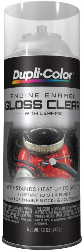 High Temp Clear Gloss Engine Enamel Caliper Paint Coat Spray Can Brake Custom