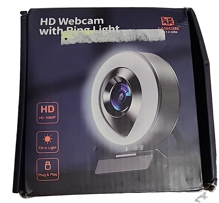 CaseCube HD Webcam with Ring Light