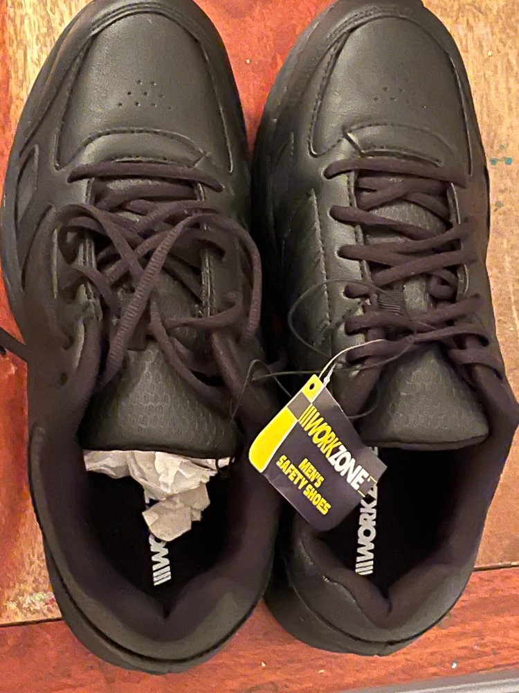 WORKZONE SAFETY SHOES, SIZE 11MM