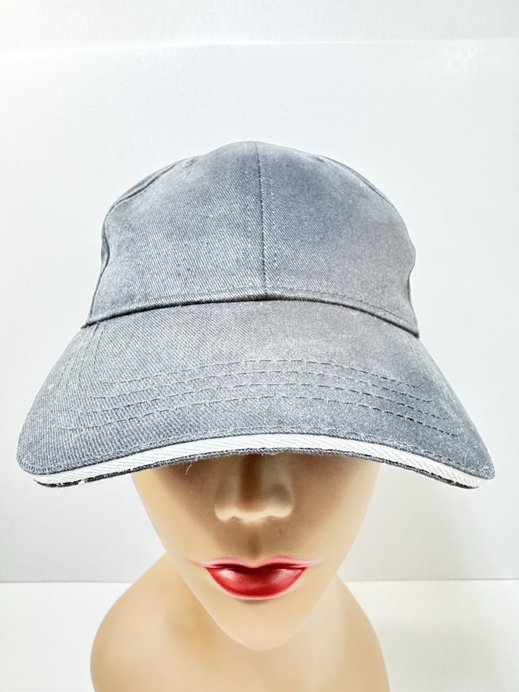 Montblanc Parfums Slideback Hat Black One Size Solid Adjustable Blank