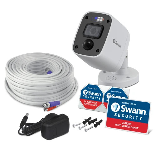 Swann Add-On DVR Bullet Security Camera System with Sensor Spotlight 4K