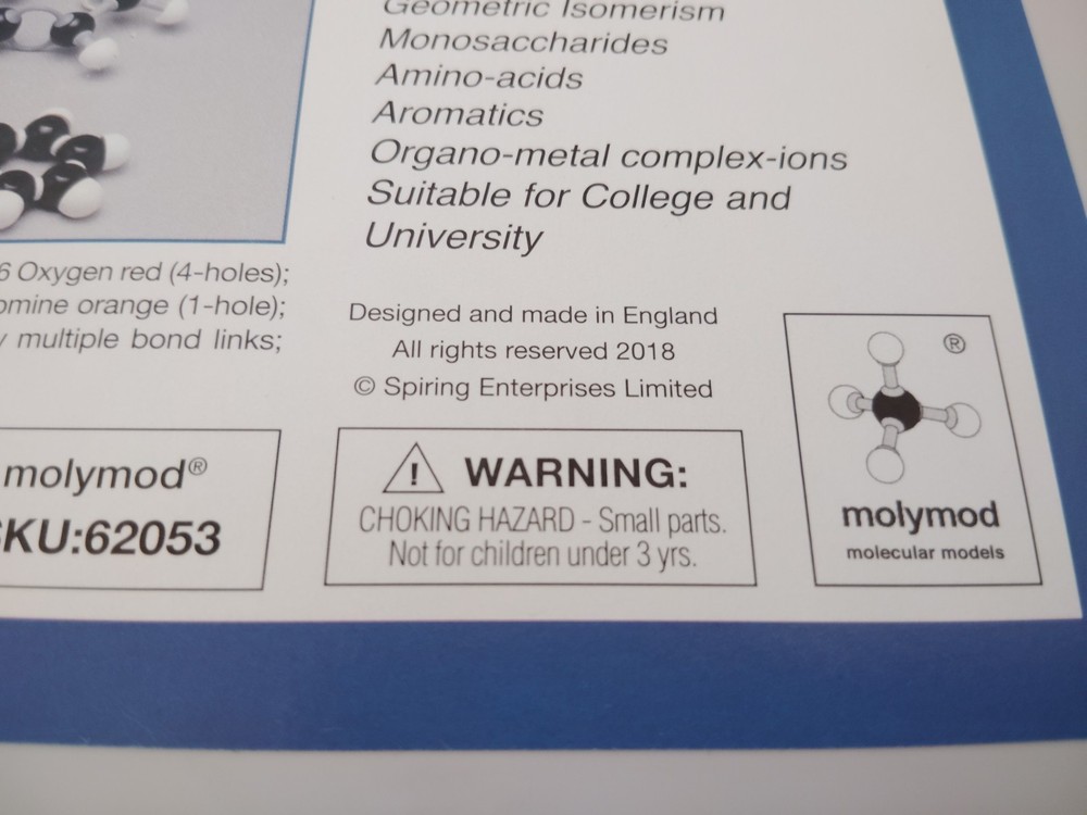 Molymod Molecular Models