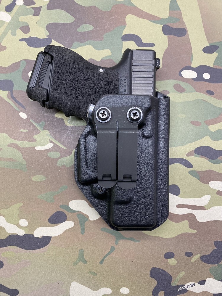Black Kydex IWB for Glock 26/27 Holster