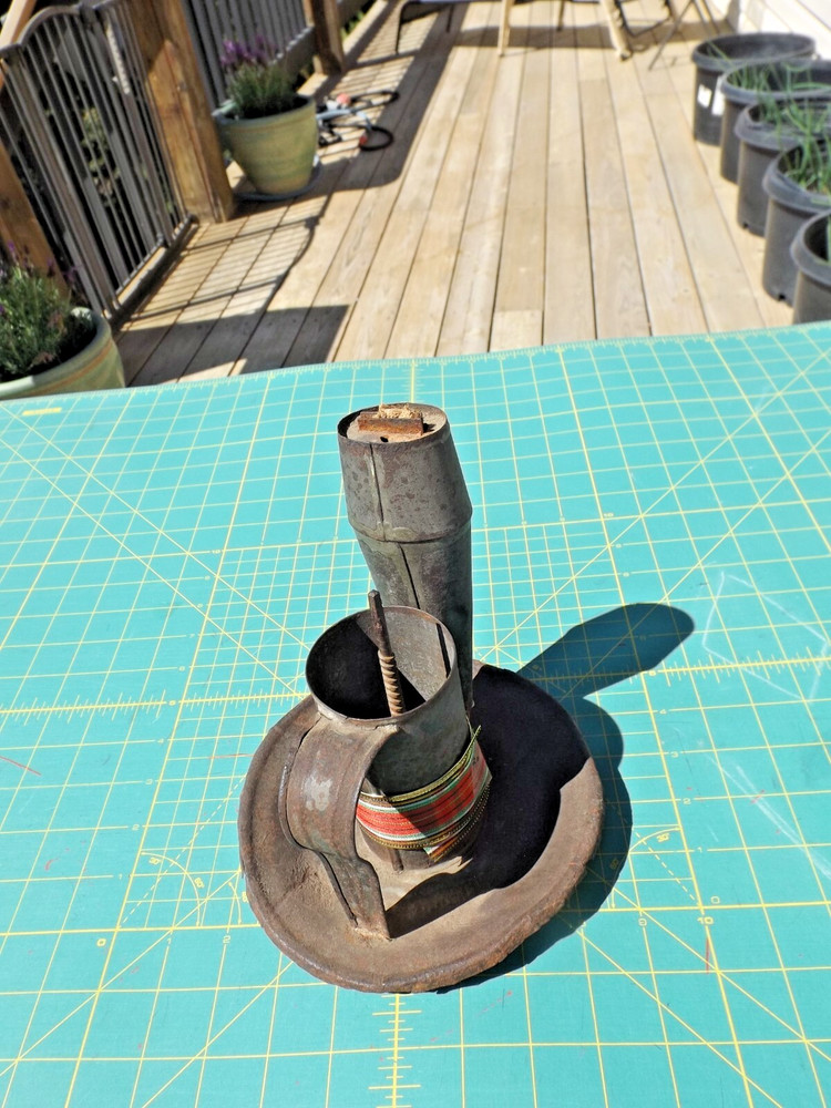 Antique 1800's Miners Light Lamp Lantern