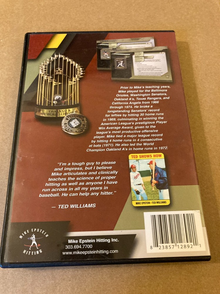 The Epstein Teaching System: How To "Hit" Your Potential Baseball Hitting CD-ROM